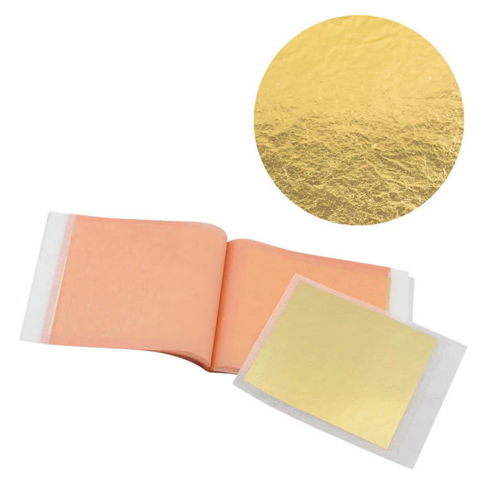 Gold Leaf Sheets 25PC