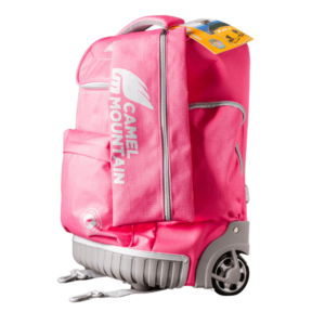 Camel Mountain Rolling Backpack - Pink