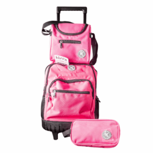 New Kings 3 Piece -Backpack Pink