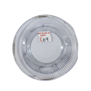 TIMELESS RIBBED GLASS PLATE