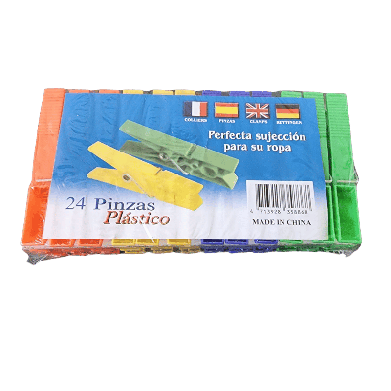 24PC Plastic Pegs