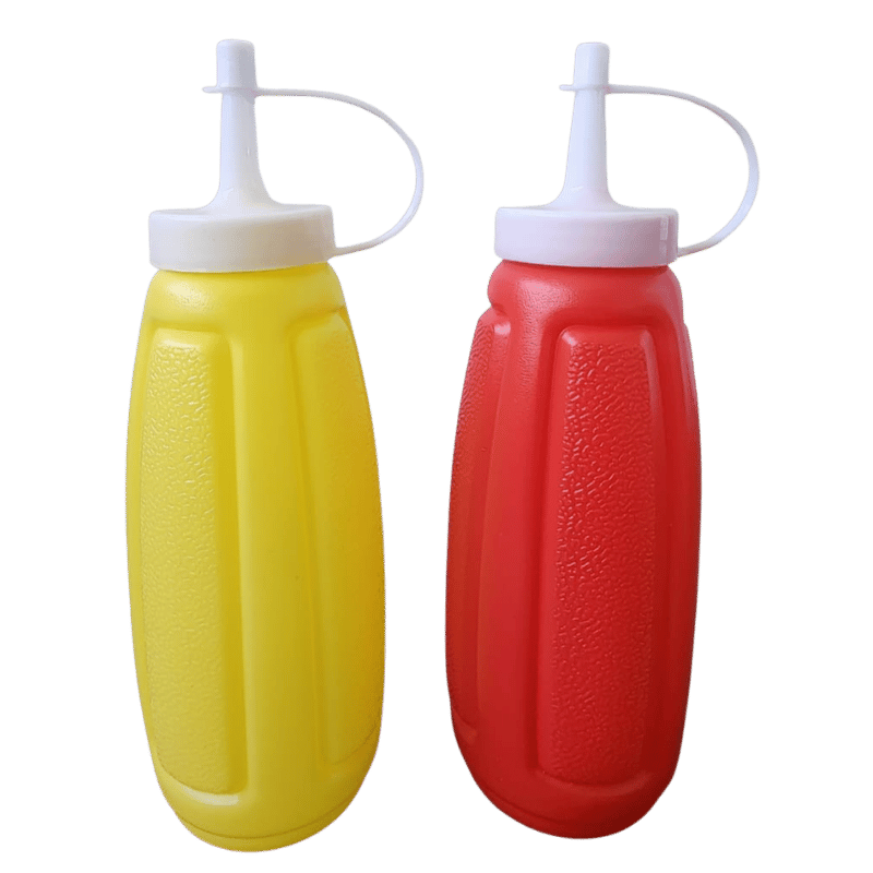 2pcs plastic bottles