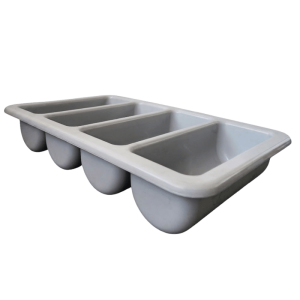 4-Compartment Large Storage Tray