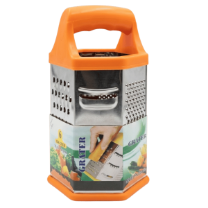 6-Sided Orange Handle Grater