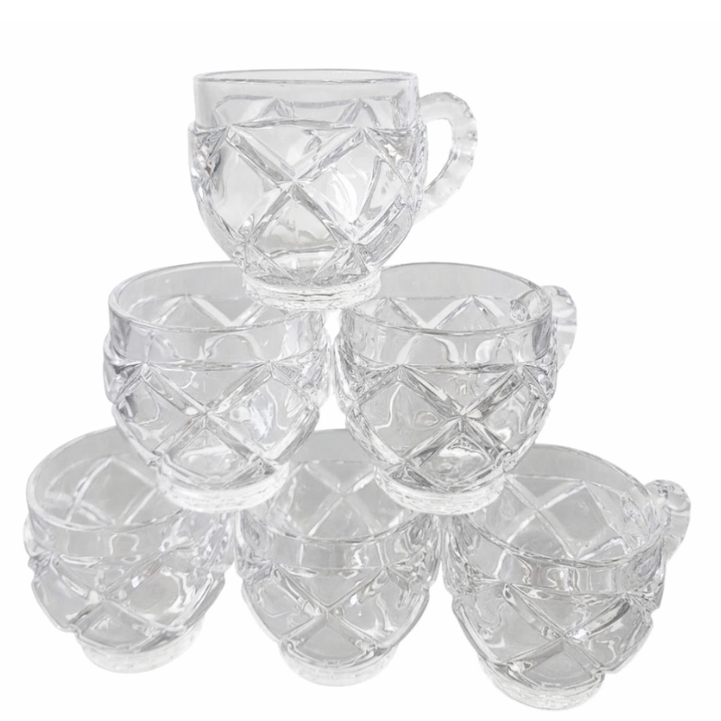 Carol 6PC High Quality Glass Mugs - Image 2