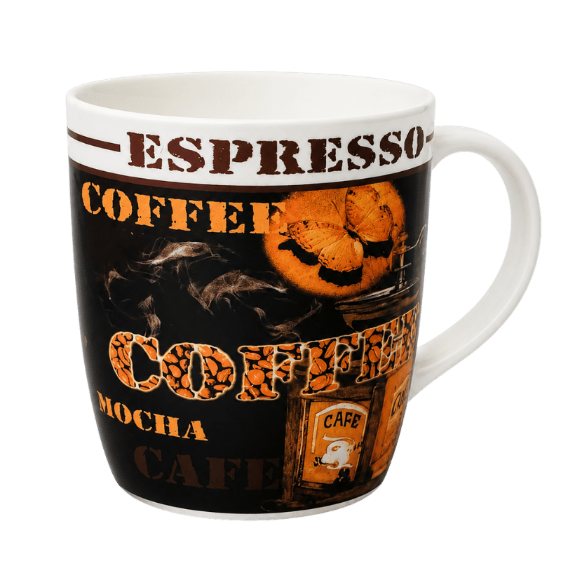 Espresso Coffee Motif Printed Mug