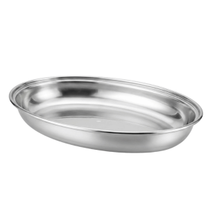 Sunnex 188 Stainless Steel Oval Vegetable Dish 30cm