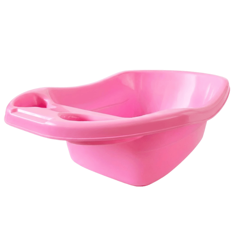 Addis Pink Baby Bath with Plug - Image 3