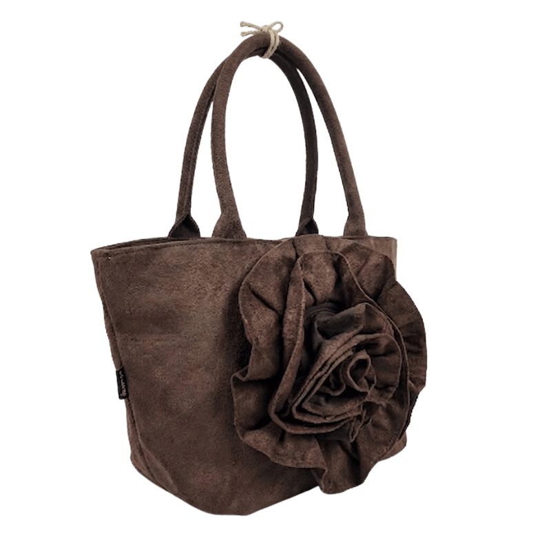 Brown Floral Handbag - Image 2