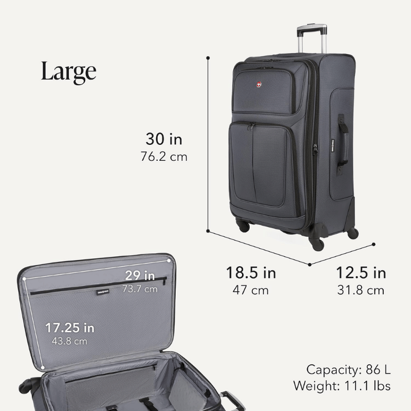 Swiss Gear 3PC Luggage Set - Image 4