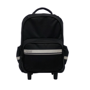 School Mate Trolley Back Pack Black
